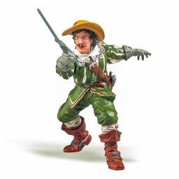 Figurina Papo Muschetarul D'Artagnan, pictata manual, 3+ ani