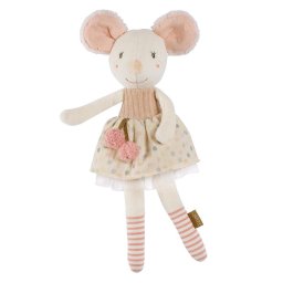 Jucarie de plus Balerina Soricel Fehn, 30 cm, pentru bebelusi