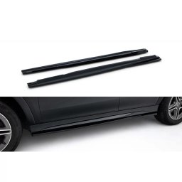 Adaosuri praguri laterale Maxton Design Mercedes GLE W167, lac negru