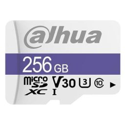 Card memorie microSD Dahua C100 256GB UHS-I Class 10 U3 V30 pentru supraveghere