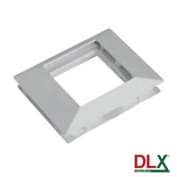 Rama alba pentru aparataj 45x45 mm, 2 module, DLX Electric