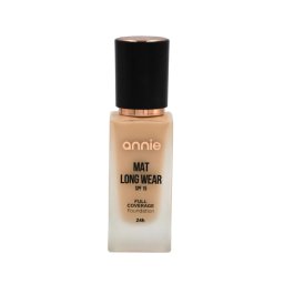 Fond de Ten cu spf 15 Annie Long Wear Mat SPF 15 No.01,Creamy Beige, 30 ml