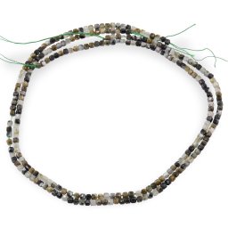 Sirag Turmalina verde cuburi fatetate 3mm, 39cm