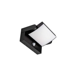 LED Aplica exterior cu senzor LED/17W/230V 4000K IP65 negru