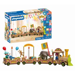 Playmobil - set cadou pentru aniversare trenulet festiv