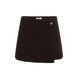 ONLY Fusta Onlzeva Hw Cord Wrap Skort 15376917 19-1109 TCX chocolate torte