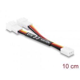 Splitter 1 x 3 pini ventilator la 2 x 3 pini M-T 10cm, Delock 91429