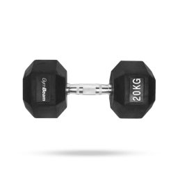 GymBeam Ganteră hexagonală White 20 kg