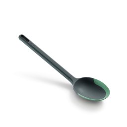 Lingura pentru gatit/servit Lekue, 1010181, 29 cm, Rezistenta la zgarieturi, 4°C/220°C, Verde