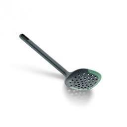 Lingura cu fante Lekue 1010183, 29x6,4x9,5 cm, +4°C/+220°C, Rezistenta la zgarieturi, Rasina poliesterica, Verde
