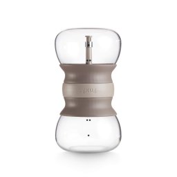 Infuzor pentru ceai Lekue 1010194, 500 ml, -20°C/+100°C, Sticla si silicon, Maro