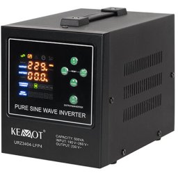UPS KEMOT URZ3404-LFP4, 500VA/300W, 12V, Black