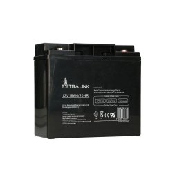 Extralink AKUMULATOR BATTERY ACCUMULATOR AGM 12V 18AH - Batterie - 18.000 mAh Sealed Lead Acid (VRLA) 13.5 V