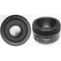 Obiectiv foto CANON, EF 50MM/F1.8 STM,NOPP, "AC0570C005AA" (timbru verde 0.18 lei)