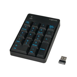 TASTATURA numerica Logilink, wireless, 18 taste, negru, "ID0120" (timbru verde 0.8 lei)