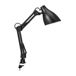Ledvance - Lampă de birou cu clemă OFFICE LINE 1xE27/11W/230V neagră
