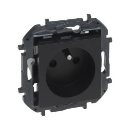 Legrand - Priză pentru locuință fără ramă 250 V/16 A NILOE STEP neagră