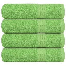 Prosoape de baie 4 buc Verde mere 100x150cm 360g/m² 100% bumbac GartenMobel Dekor