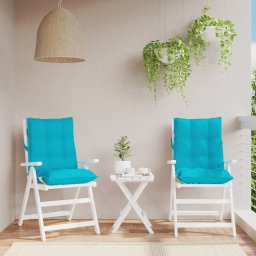 Perne scaun cu spatar mic, 2 buc., turcoaz, tesatura oxford GartenMobel Dekor