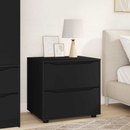 Dulap de depozitare Negru 60 x 48 x 57 cm Lemn compozit GartenMobel Dekor