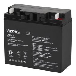 Acumulator stationar AGM VRLA 12V 20Ah Vipow pentru UPS si sisteme alarma