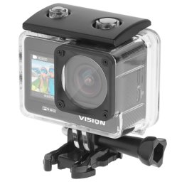 Camera video sport Kruger&Matz Vision P400 4K 60fps, EIS, Wi‑Fi, carcasa 30 m