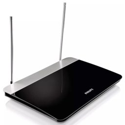 Antena TV digitala Philips 4K ultra-plat, amplificare 47 dB si filtru 4G