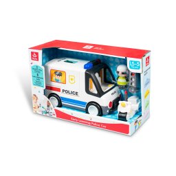 Masina de politie educativa 2 în 1 cu accesorii trafic pentru copii