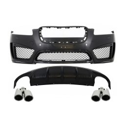 Pachet exterior Jaguar XF 2012-2016 XFR-S cu ornamente evacuare