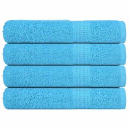 Prosoape de sauna, FROGN, 4 buc., turcoaz, 80x200 cm, 360 g/m² GartenMobel Dekor