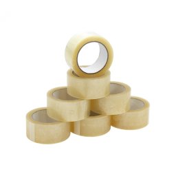 Banda adeziva, Transparent, 45mm x 110M, set 6 role