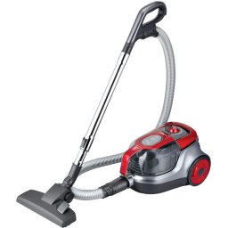 Aspirator fără sac HEINNER HVC-V750RD, 750W, 2.2L, Filtrare ciclonica, Filtru HEPA dublu, Red