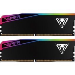 Kit memorie RAM Patriot Viper Elite 5 Ultra RGB VEUR532G6028K, Intel XMP/AMD EXPO, 32GB, DDR5-6000 MHz, CL28, Dual Channel