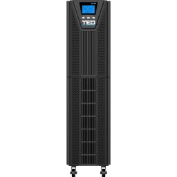 UPS online TED Electric, 6000VA/6000W, dubla conversie, sinus pur, transfer 0ms, 16x acumulatori 12V 7Ah, LCD, A0114964