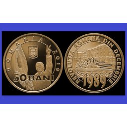 Romania 2019 - 50 bani, 30th Revolutie, circulata