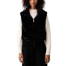 DKNY Vestă din blană DP6V3181 BLK black