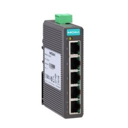 Switch 5 porturi Ethernet, fără management, nivel entry-level, Moxa EDS-205