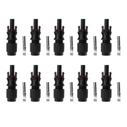 Set 10 Conectori MC4 Mama, Fabricati in Italia, pentru cablu solar de 4-6mm²