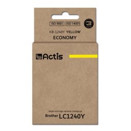 Actis KB-1240Y ink for Brother printer; Brother LC1240Y/LC1220Y replacement; Standard; 19 ml; yellow