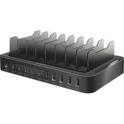 Incarcator de retea PA0327, 120 W, 10 conectori, Negru