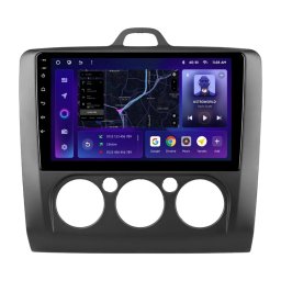 Navigatie Auto MOSS M3 Ford Focus 2 2005-2010 4+32GB 9" QLED Octa-core 2Ghz, Android 4G Bluetooth 5.1 DSP - Varianta B