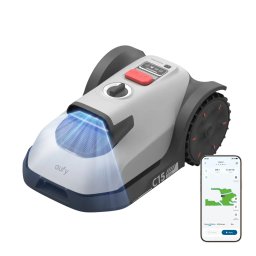 Robot de tuns iarba/gazon eufy C15 Solo, Inaltime de taiere 2-6 cm, Tehnologie TrueVision, Auto Mapare, IPX6