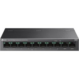 Switch SWITCH TP-LINK 10-Port 10/100Mbps Desktop Switch cu 8-Port PoE+, carcasa metalica "LS110P" (timbru verde 2 lei)
