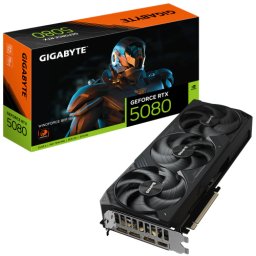 Placa video Gigabyte nVidia GeForce RTX 5080 WINDFORCE SFF 16GB GV-N5080WF3-16GD, GDDR7, 256 bit