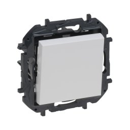 Legrand - Întrerupător simplu fără ramă nr. 1/0 NILOE STEP alb