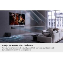 Soundbar Samsung HW-QS750F/EN | 7.1.2ch, Dolby Atmos, Q-Symphony, Wireless, Negru