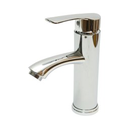 Baterie înalta pentru lavoar baie, monocomanda, crom lucios, din inox