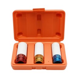 Trusa chei tubulare de impact pentru prezoane cu protectie janta 17/19/21 mm