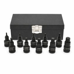Trusa chei tubulare de impact Torx scurte T20-T70, 1/2 inch, Cr-Mo, 10 piese