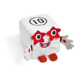 Mini mascota din plus Numberblocks Blocklets Zece, jucarie educativa